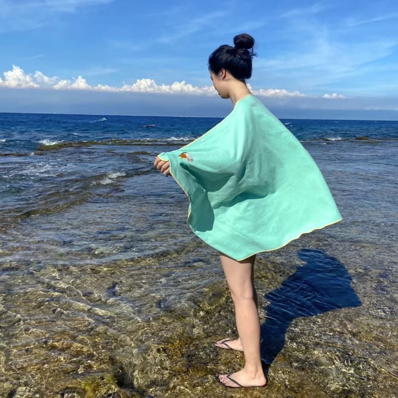 萬用快乾巾/浴巾/海灘巾/運動毛巾-單人翱翔太空人 (母親節禮物)