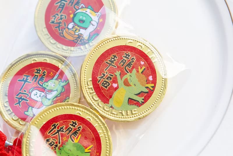 開春小禮品 龍年祝福語 串串2入女王金幣巧克力棒 (2款可挑) 插圖