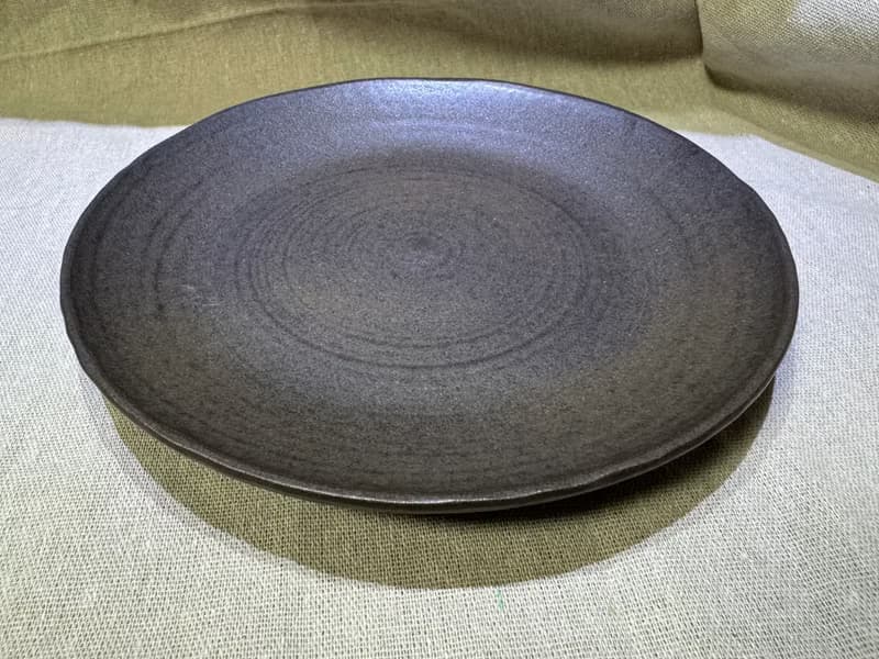 曜石黑陶餐盤