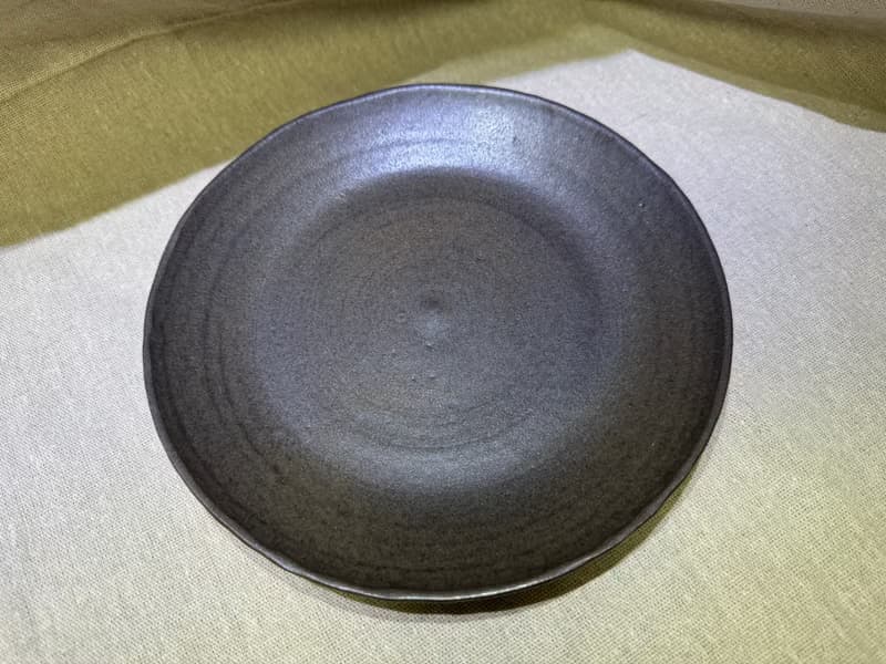曜石黑陶餐盤