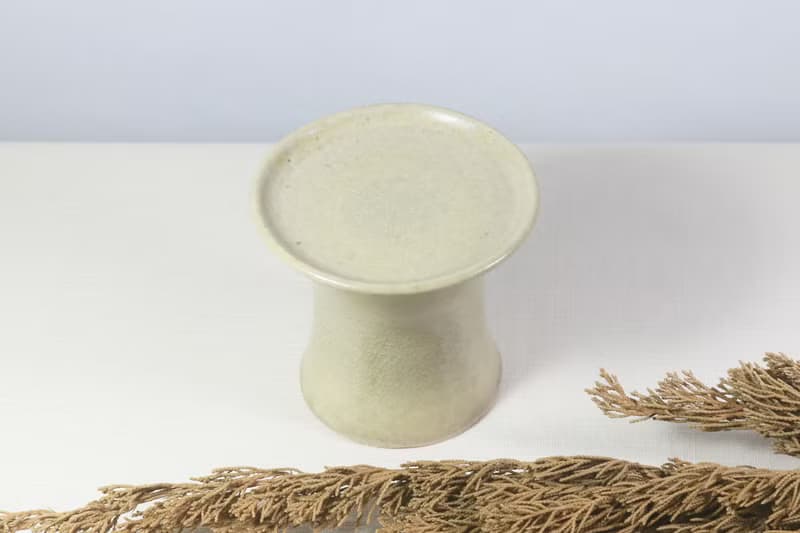 蜜黃葡灰小高盤