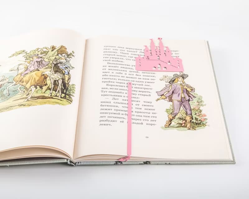 Metal Bookmark Cinderella's slipper // Present for book lover