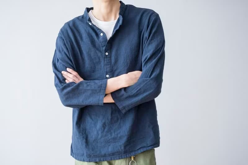 日系搭配 棉麻小立領套頭襯衫 寬松款青年襯衫 秋冬換季 輕旅遊