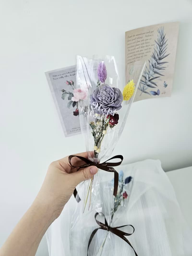 索拉玫瑰單支小花束 婚禮小物 萬用花束