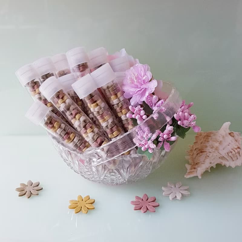 12支 草本綜合皂花束 婚禮小物 隨身旅行精油草本手工皂類紙香皂