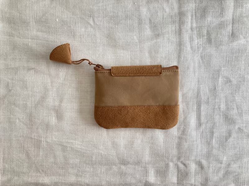 temple coin purse ( camel )