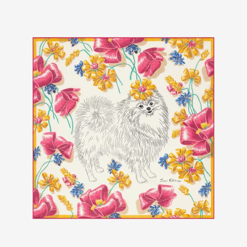 【INOUI EDITIONS】TOUTOU 羊毛方巾70 - 白