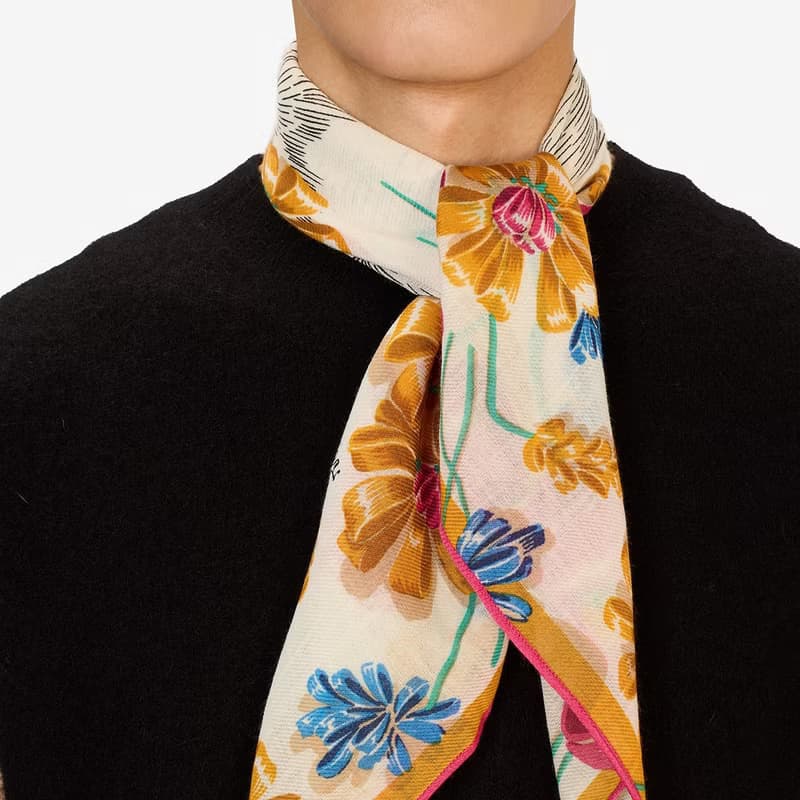 【INOUI EDITIONS】TOUTOU 羊毛方巾70 - 白