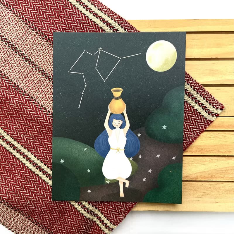女孩與星座—水瓶座