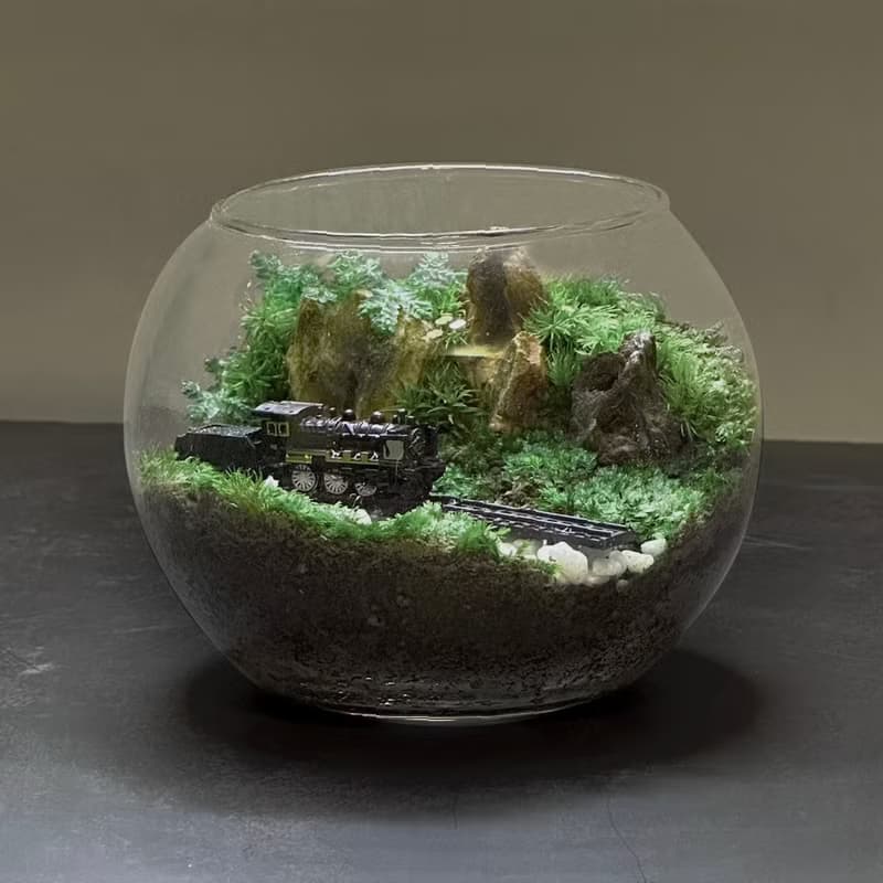 越嶺者 / 手工微景觀生態盆