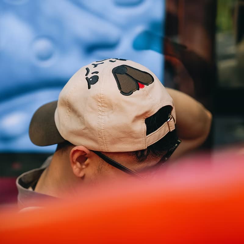 可愛頂部設計巴哥犬狗寵物周邊水洗棉情侶顯眼包棒球鴨舌帽