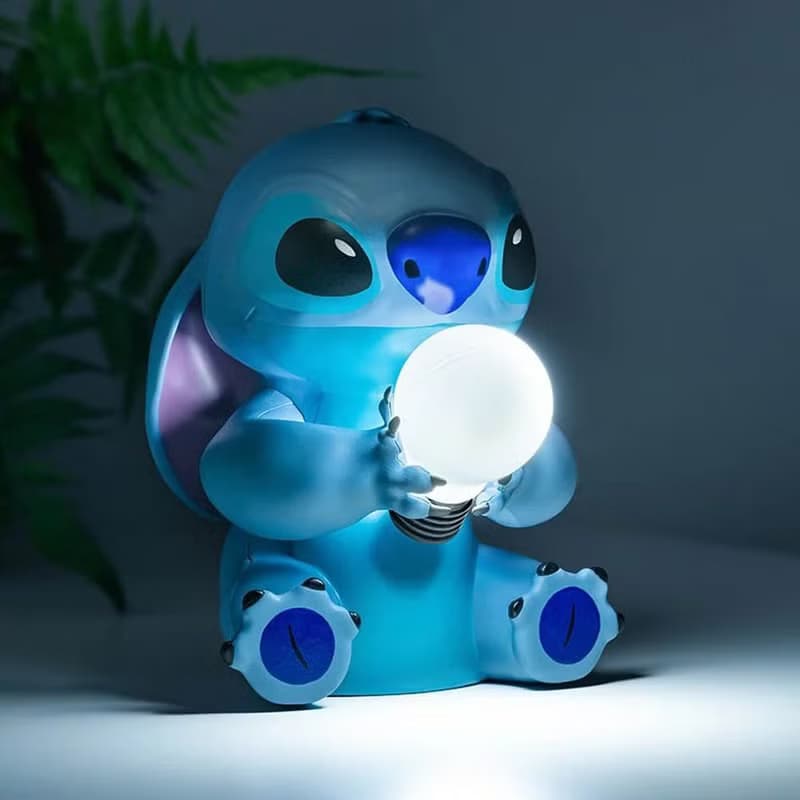 Disney 迪士尼 史迪奇 抱抱燈泡造型3D立體小夜燈 抱抱燈夜燈