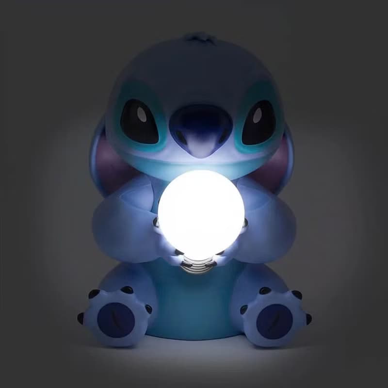 Disney 迪士尼 史迪奇 抱抱燈泡造型3D立體小夜燈 抱抱燈夜燈