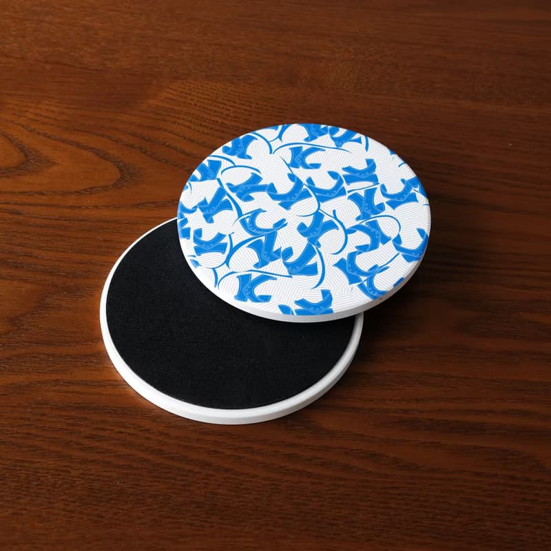 【錦源興】藍白拖陶瓷吸水杯墊 l 底部防滑 鶯歌陶瓷製 禮物 新居