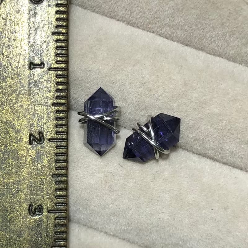 菫青石鈦鋼耳釘 316醫療鋼耳針
