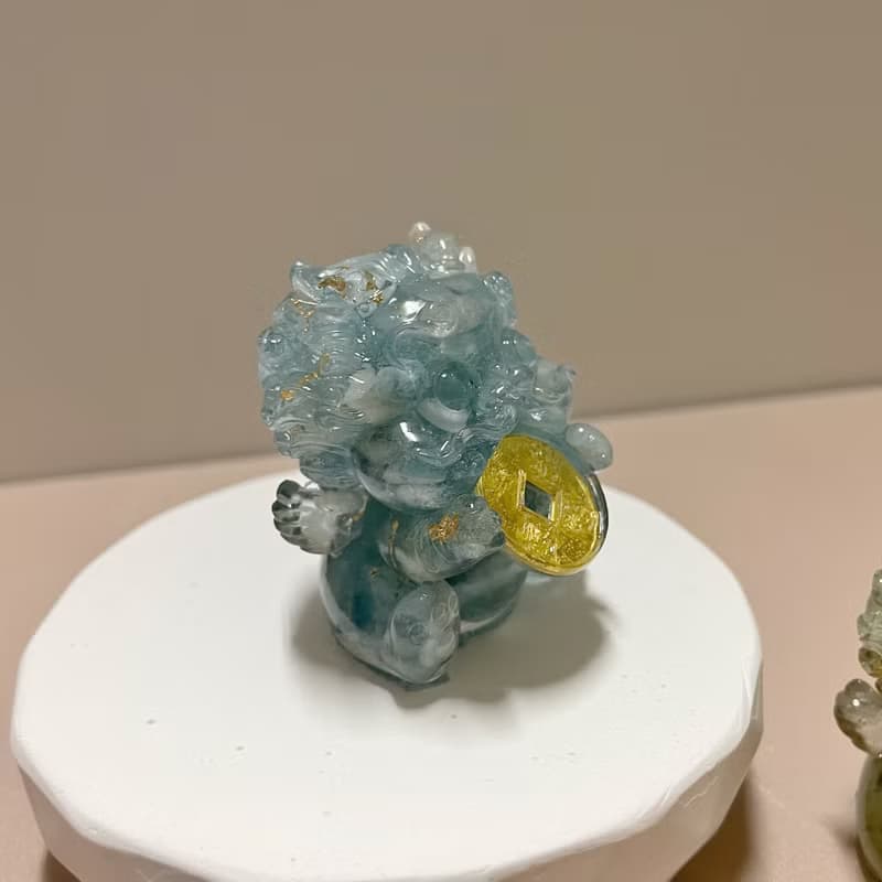 【手工製作】天然水晶咬錢貔貅/水晶擺飾