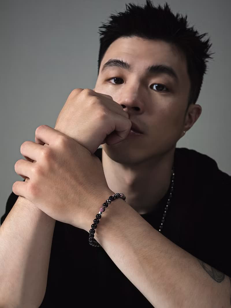 Unisex | 星冕系 - 雲霓 * 薔薇輝石 彩紅黑曜 招桃花 魅力 手鍊