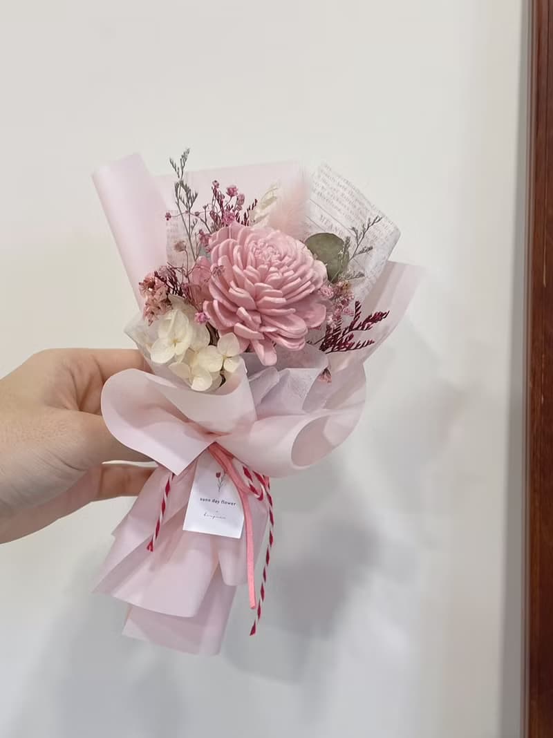 【香氛擴香花束】小資款 婚禮小物 單束擴香花 生日禮物 乾燥花束