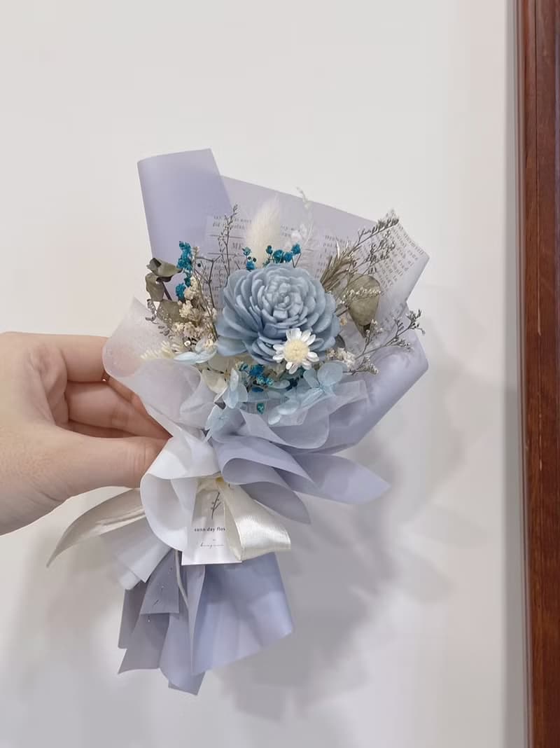 【香氛擴香花束】小資款 婚禮小物 單束擴香花 生日禮物 乾燥花束