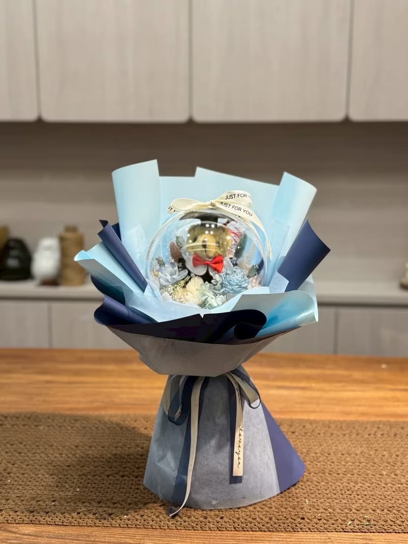 畢業生最佳祝福  波波球畢業花束送提袋