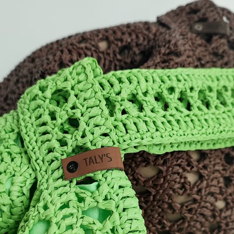 Japanese Knot Bag - Raffia Bag for Women