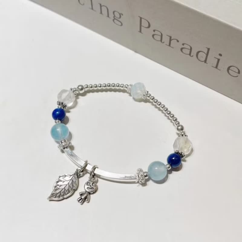 1KM瀲瀲海藍•手作半寶石手鍊