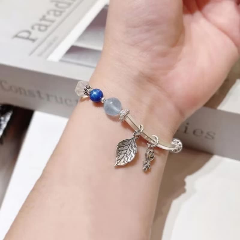 1KM瀲瀲海藍•手作半寶石手鍊