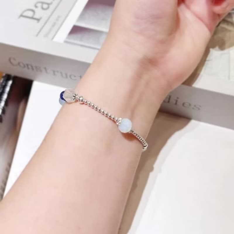 1KM瀲瀲海藍•手作半寶石手鍊