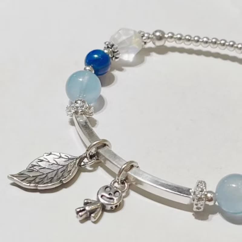 1KM瀲瀲海藍•手作半寶石手鍊