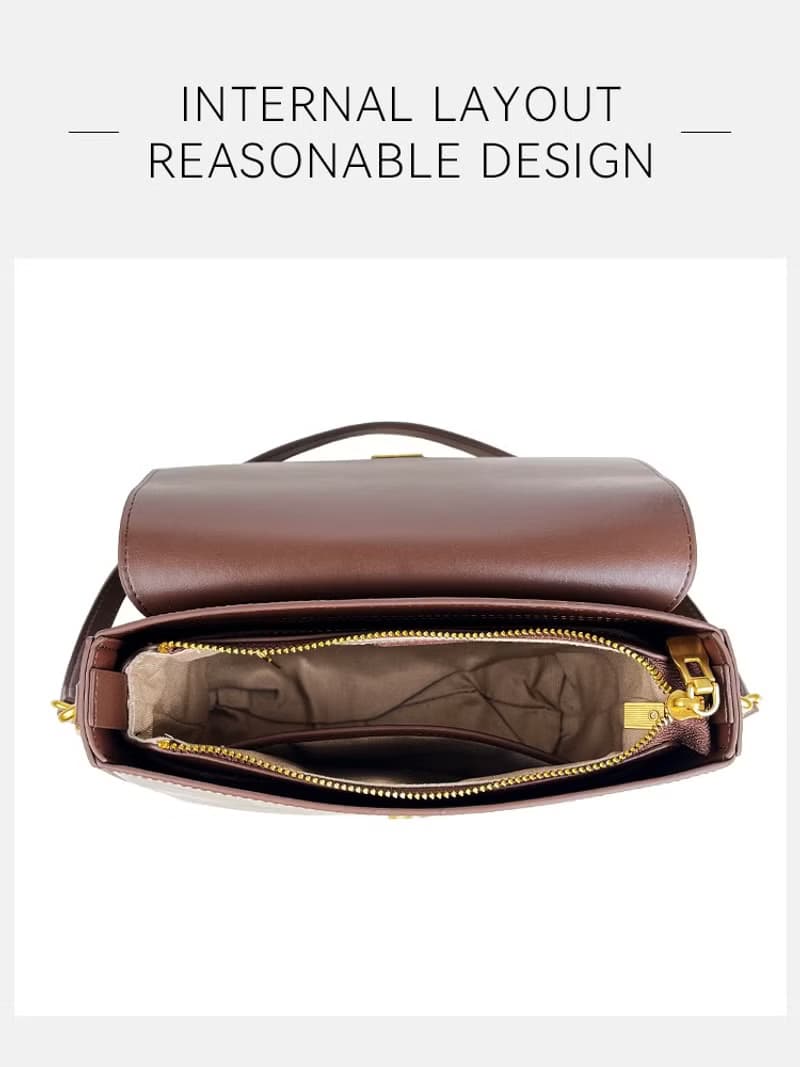 真皮豆腐包box小方包女士 高級感牛皮單肩斜挎女包腋下包