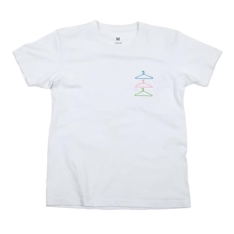 カラフルハンガーセット 刺繍Tシャツ　ユニセックスXS〜XLサイズ　Tcollector