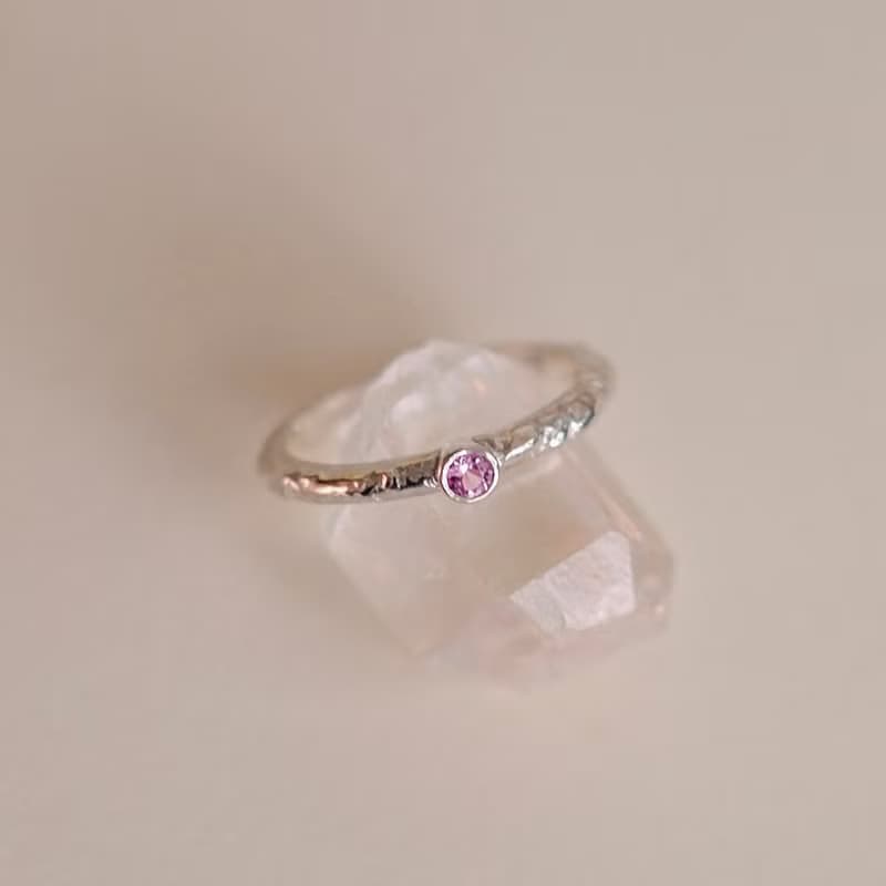 Aurora 曙光單鑲戒 - MISSCHERRY輕珠寶/戒指/天然寶石戒/情人節