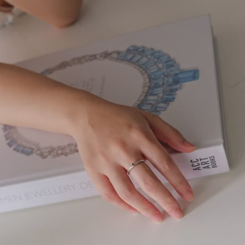 Aurora 曙光單鑲戒 - MISSCHERRY輕珠寶/戒指/天然寶石戒/情人節