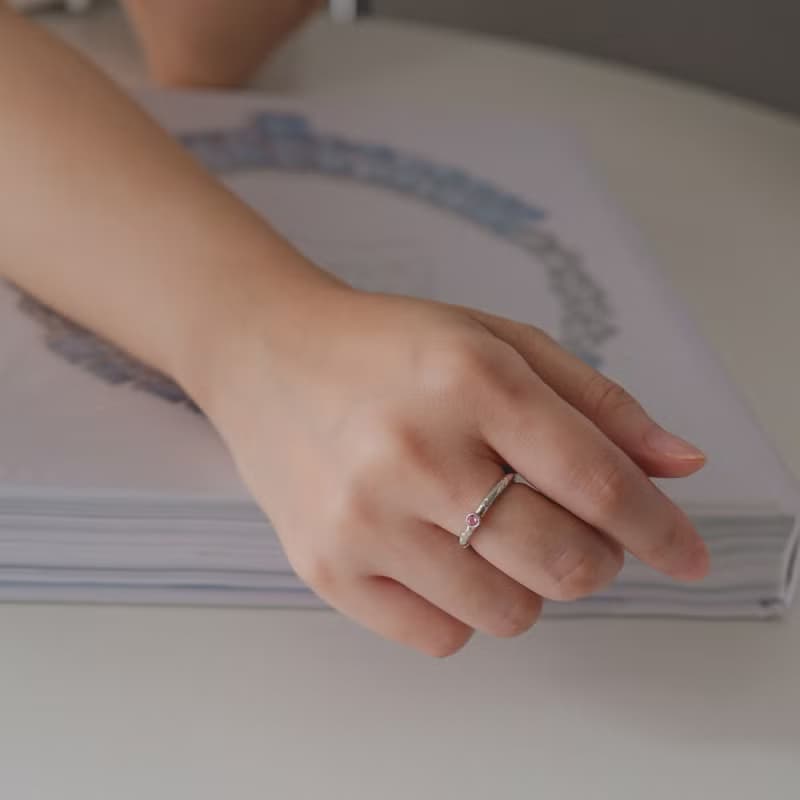 Aurora 曙光單鑲戒 - MISSCHERRY輕珠寶/戒指/天然寶石戒/情人節