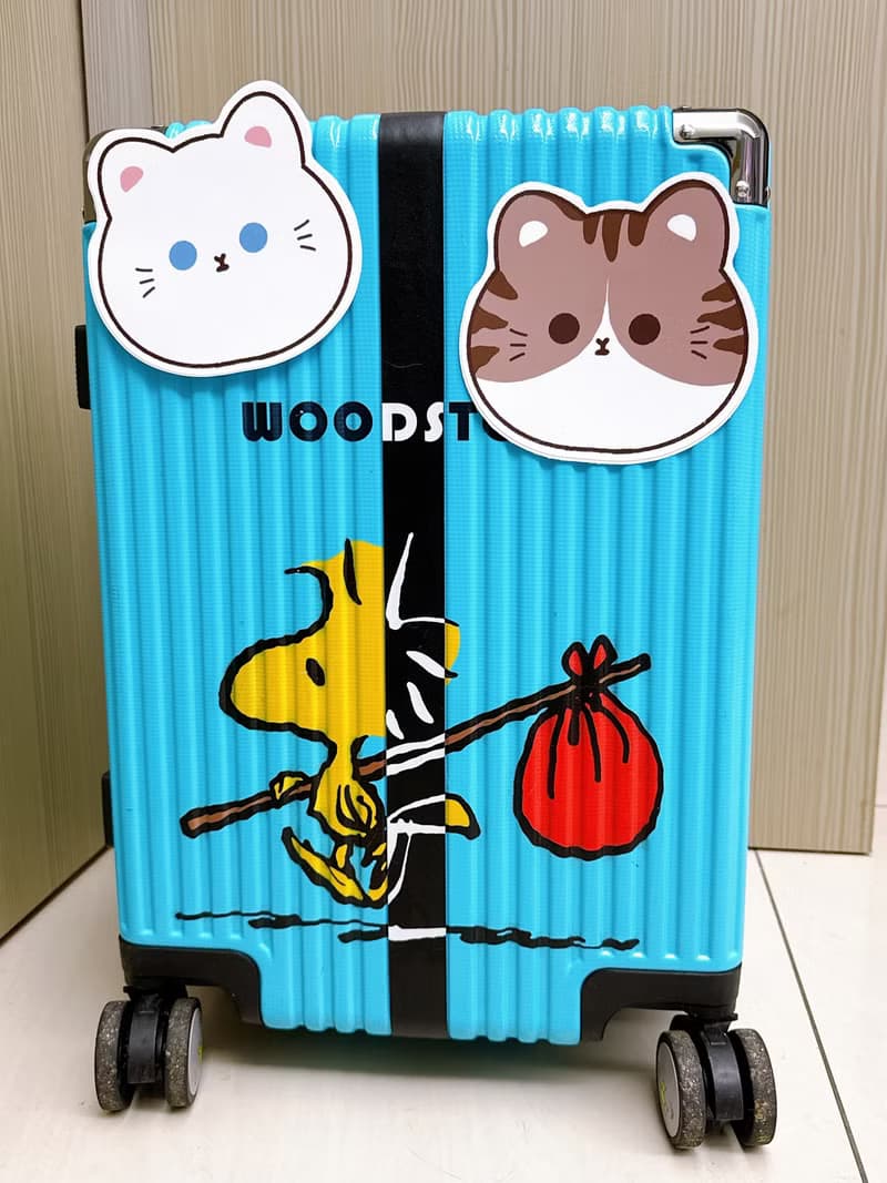 貓咪柑仔店防水行李箱貼紙 貓咪大頭