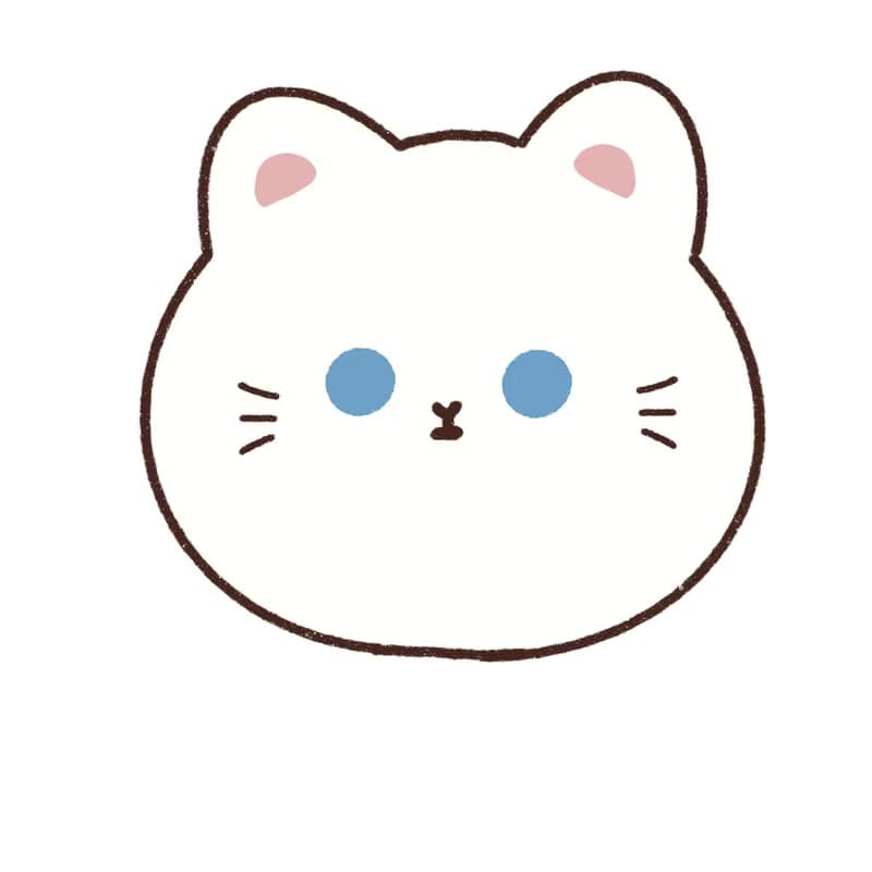 貓咪柑仔店防水行李箱貼紙 貓咪大頭