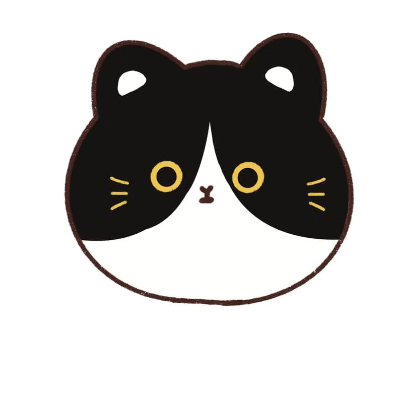 貓咪柑仔店防水行李箱貼紙 貓咪大頭