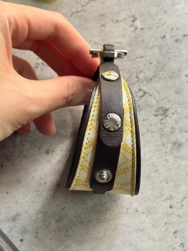 中古名牌 Loewe 羅意威 皮革手帶 禮物 手鈪