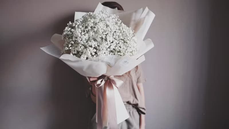 【滿天星花束】 求婚 大型花束 鮮花捧花 情人節 聖誕禮物