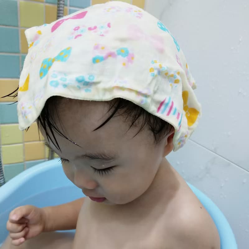 質感條紋-3色可選。雙面日本四重紗洗澡巾 / 小方巾 / 手帕