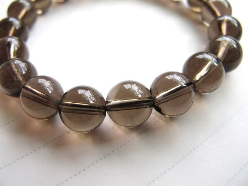 茶晶8mm【慷慨之石】吸收負性能量 氣場沉澱