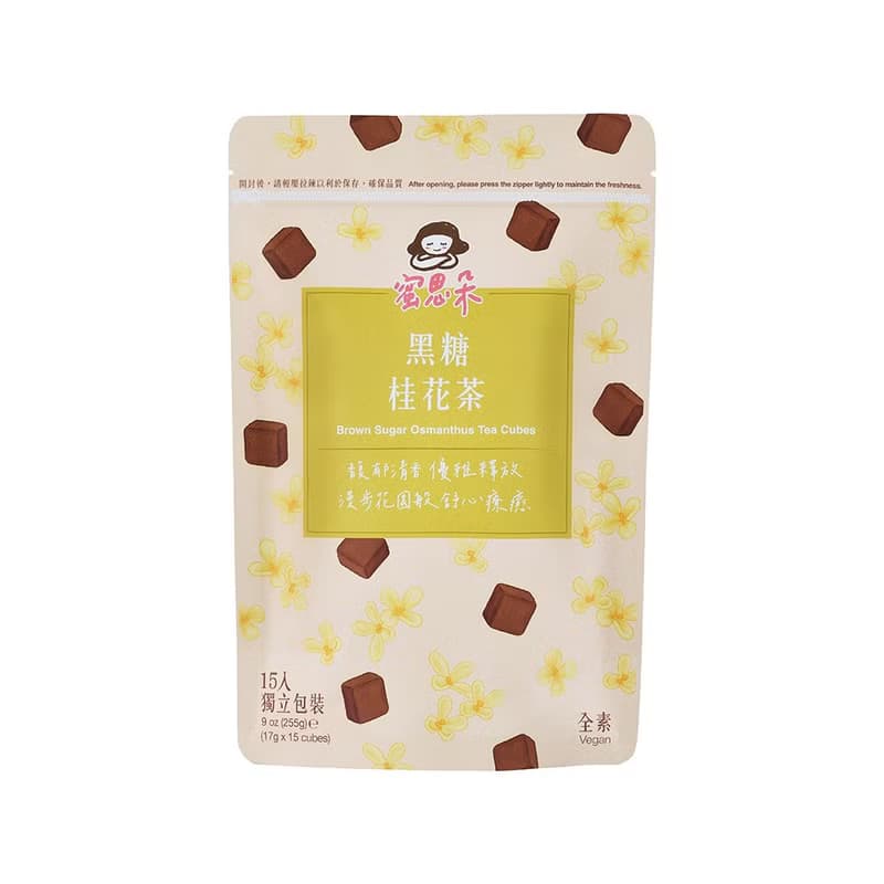 黑糖桂花茶 | 17gx15入/袋 | 婚禮小物 伴娘禮 女友禮 茶磚 花茶