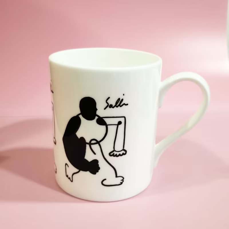 貝瓷杯 杯 貝瓷 奔跑的關節 馬克杯 陶瓷杯 陶瓷 水杯 餐具 廚房