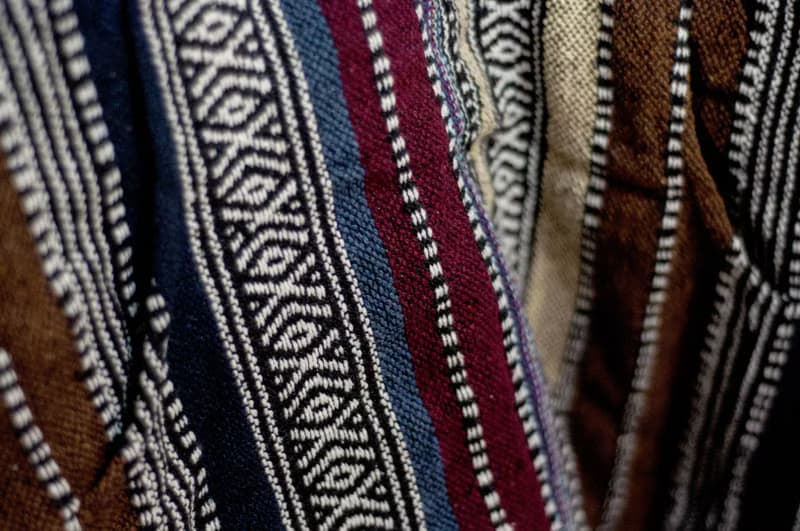 印地安民族風流蘇斗篷/波希米亞斗篷披肩/棉麻連帽斗篷-咖摩洛哥