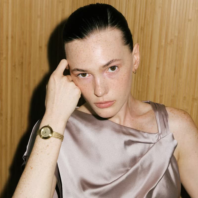 【Ven & Qu】Volante 金色腕錶 29mm 網狀不鏽鋼錶帶