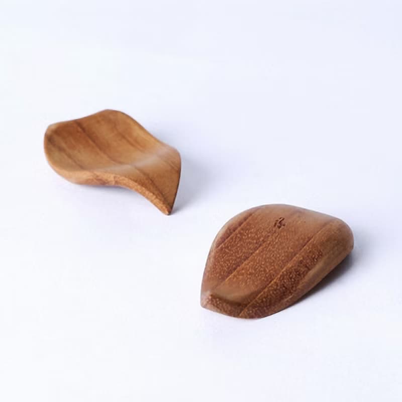 柚木花瓣筷架/2pcs