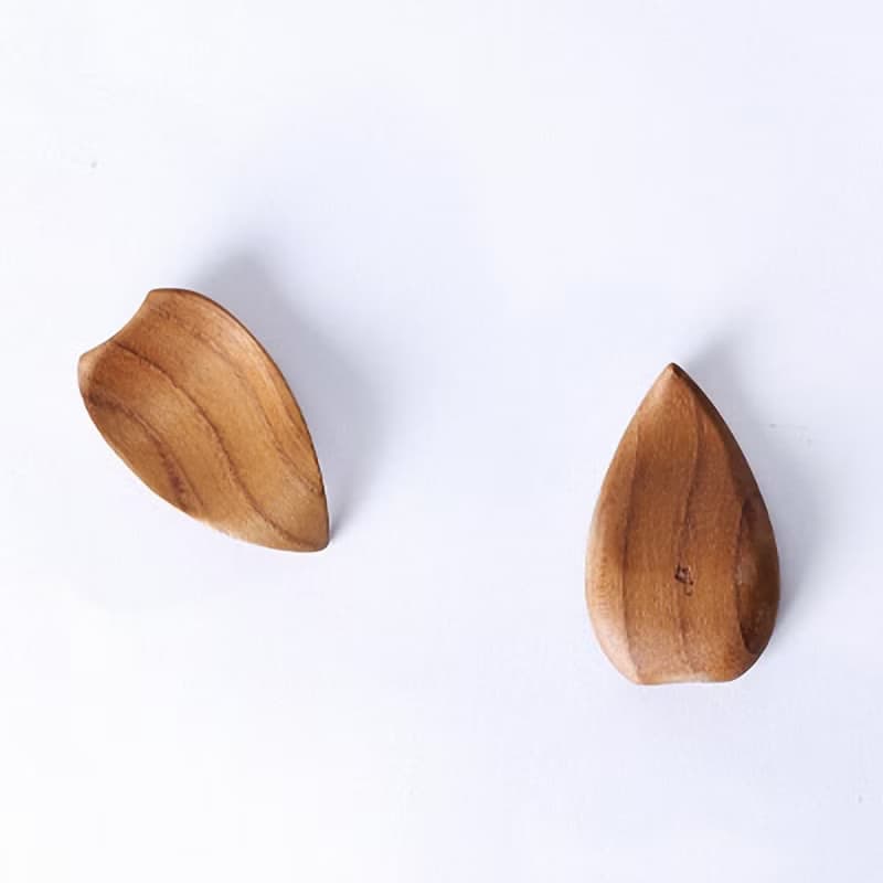 柚木花瓣筷架/2pcs