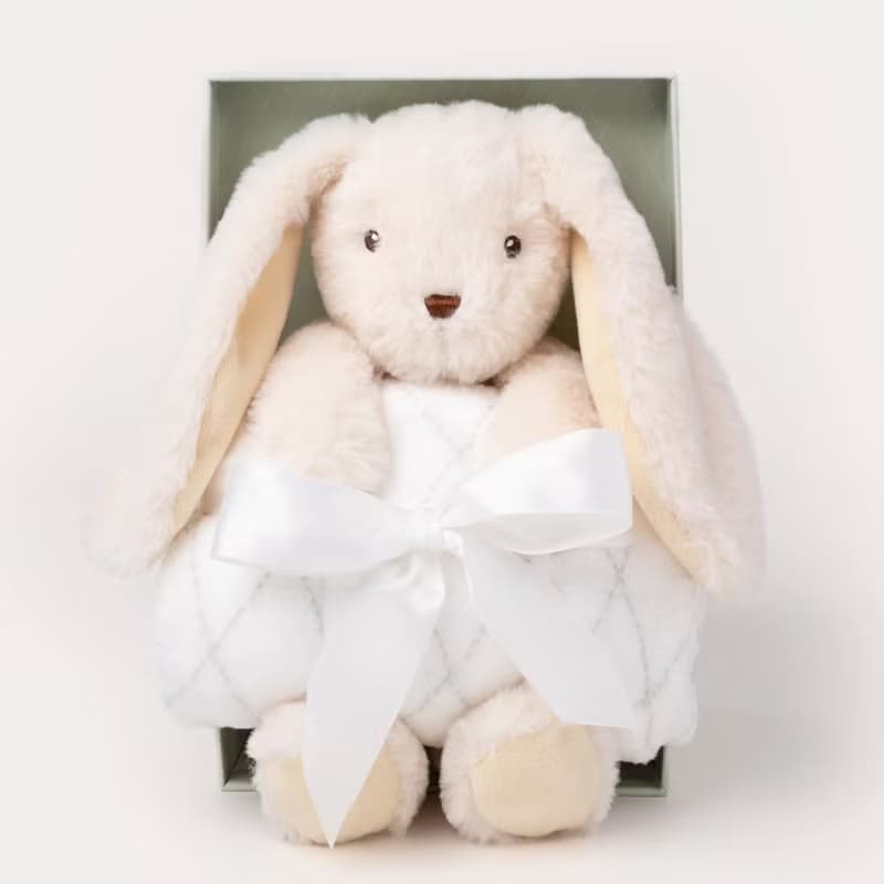 北歐瑞典Teddykompaniet Svea兔兔毯子禮盒