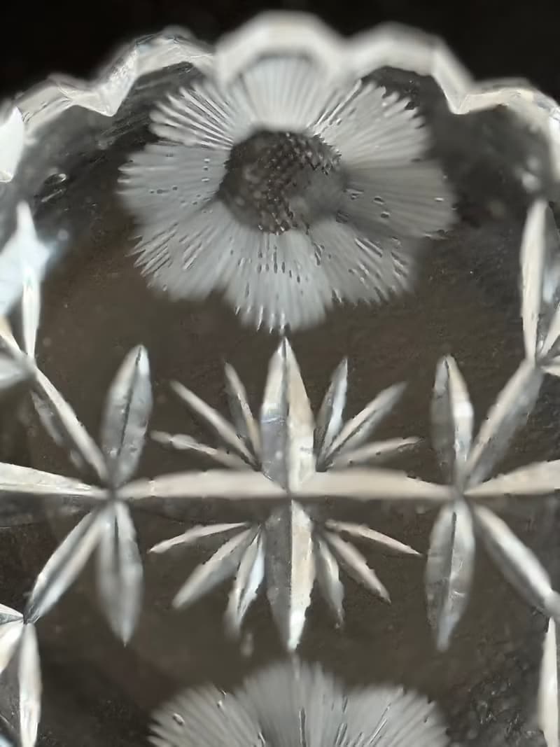 40460-法國古董水晶碟鍍銀湯匙套裝
