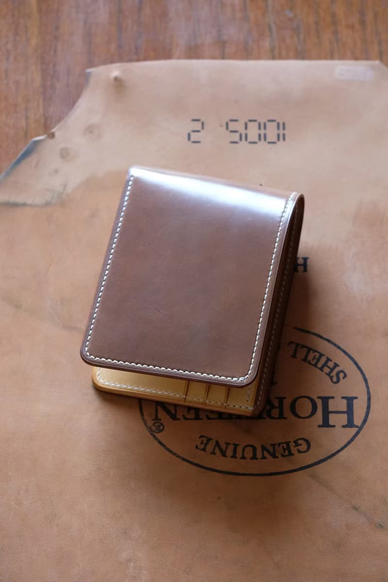 MILDY HANDS - SW01 馬臀皮 短夾 銀包 Horween shell cordovan